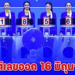 สถิติเลขออก 16 มิถุนายน