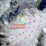 กรมอุตุนิยมวิทยา เตือน พายุดานัส ฉบับ 6 ทำให้มรสุมปกคลุมไทยกำลังแรงขึ้น